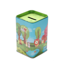 Coin Can Money Box Tin Can Coin Bank Collection Boxes promotional gift